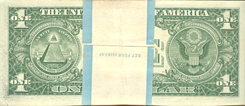 Pack of 1957 $1.00 Silver Certificates. CHCU.