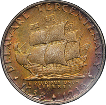 1936 Delaware. NGC MS-65.