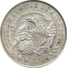 1835 ANACS AU-55.