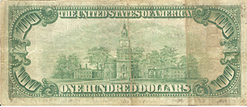 1929 $100.00. Canton, IL Ty. 1. F.