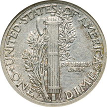 1916-D ANACS XF-40 Damaged.