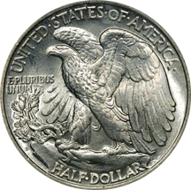 Two 1934 Dated Walking Liberty Half Dollars. Certified.