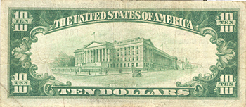 1929 $10.00. Joplin, MO Ty. 1. F.