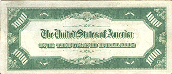 1934 $1,000.00 San Francisco. AU.