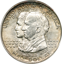 1921 Alabama. NGC MS-63.