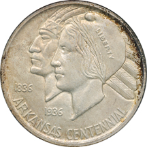 1935-S Arkansas. NGC MS-65.