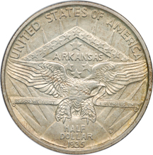 1935-S Arkansas. NGC MS-65.