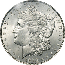 1878 7/8TF. Strong. PCGS MS-63.