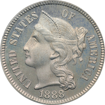 1888 PCGS PF-65.