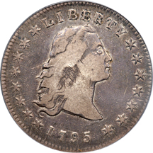 1795 3 Leaves, B-5, BB-27, R-1. PCGS VF-25.