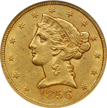 1856 NGC AU-58.