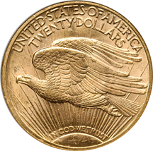 Two Saint-Gaudens Double Eagles. NGC MS-62.