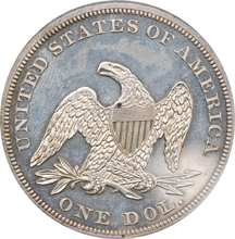 1863 PCGS PF-61.