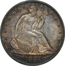 1846 Tall Date. PCGS MS-62.