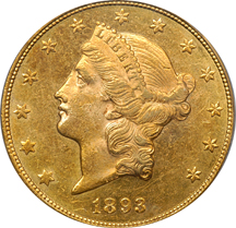 1893-CC PCGS MS-61.