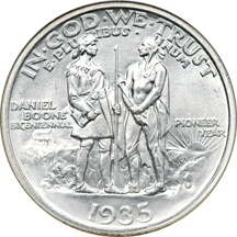 Four Silver Commemorative Half Dollars.