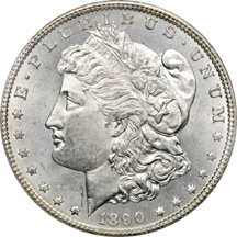 1890-CC NGC MS-64.