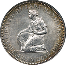 1893 Isabella Quarter. SEGS MS-61.