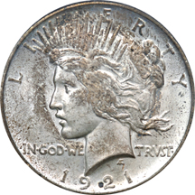 1921 PCGS MS-64.