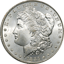 Two 1883-CC PCGS MS-65.