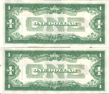 Two Sequential 1928 $1.00. GemCU.