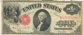 1917 $1.00 Star. F.