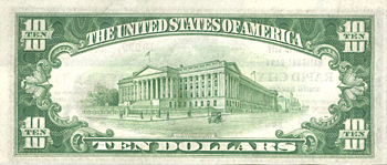 1929 $10.00. Rapid City, SD Ty. 2. CHCU.