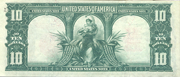 1901 $10.00. XF/AU.