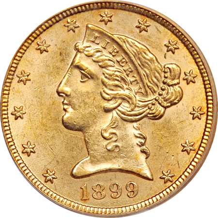 1899 PCGS MS-62.