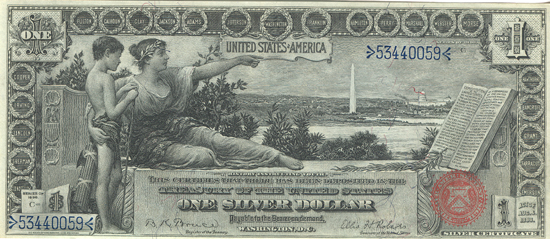 1896 $1.00. CHCU.