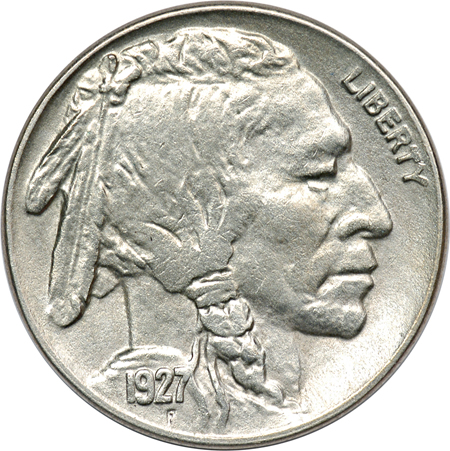 Two Buffalo Nickels. MS-60.