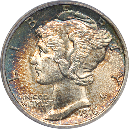 1916 PCGS MS-66 FB.