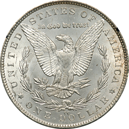 Four Toned Morgan Silver Dollars. GSA MS-63.