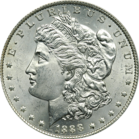 1888-O PCGS MS-65.