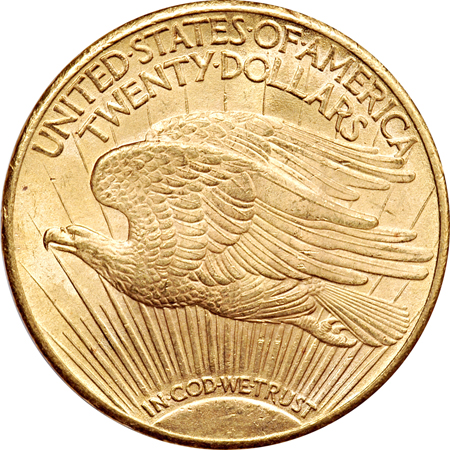 Three Saint-Gaudens Double Eagles