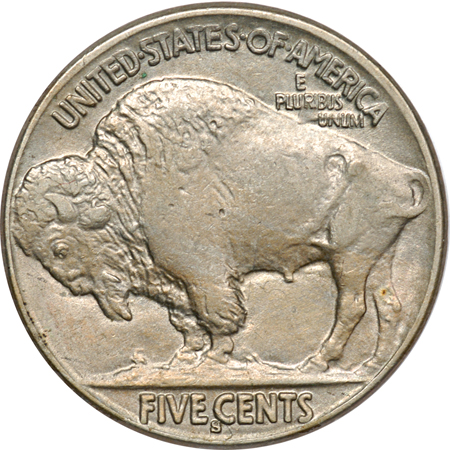 1913-S Type 2. ANACS AU-50.