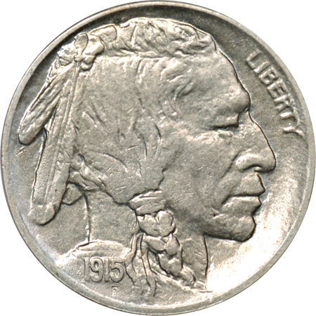 Three AU Buffalo Nickels.