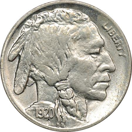 Six AU Buffalo Nickels.