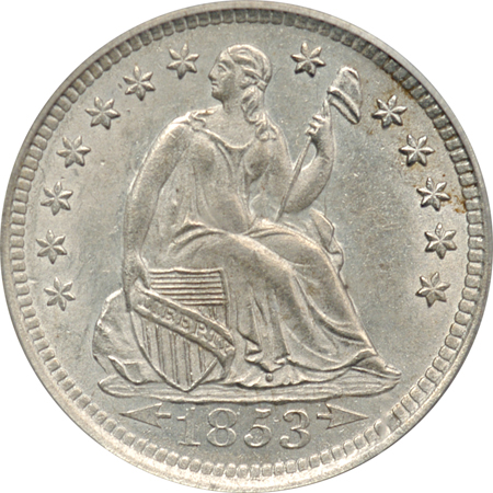 1853 w/ Arrows. PCGS MS-64.