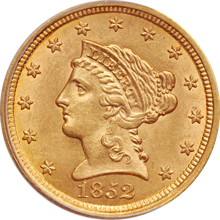 1852 PCGS MS-62.