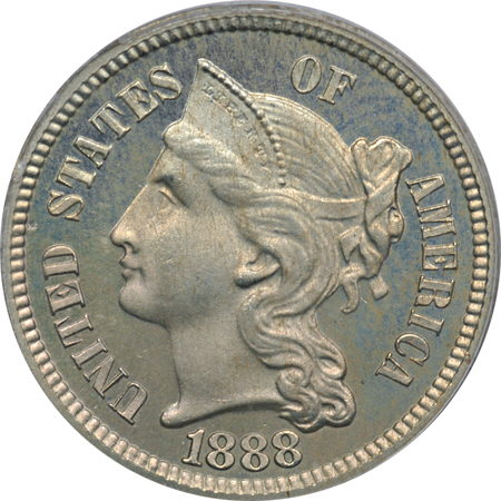 1888 PCGS PF-65.