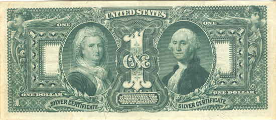 1896 $1.00. XF.