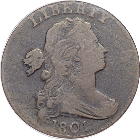 1801 Fraction 1/000. PCGS F-12.