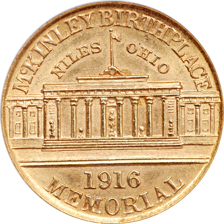 1916 McKinley. ANACS MS-61.