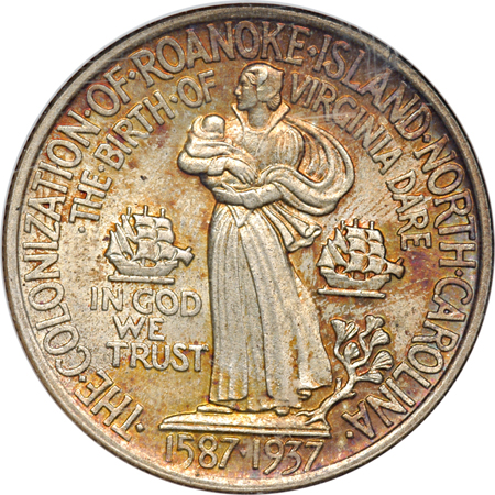 1937 Roanoke. NGC MS-66.