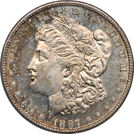 1897-S PCGS MS-65PL.