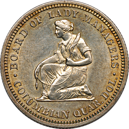 1893 Isabella Quarter. MS-62.