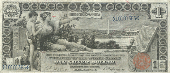 1896 $1.00. VF.