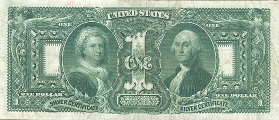 1896 $1.00. VF.