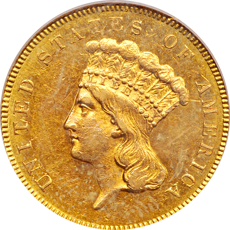 1855 PCGS AU-53.